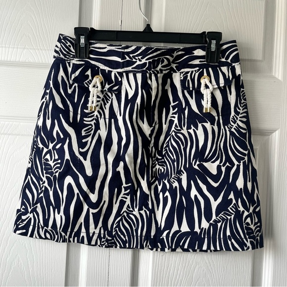 Lilly Pulitzer Zebra Skirt Size 2 - Picture 1 of 4